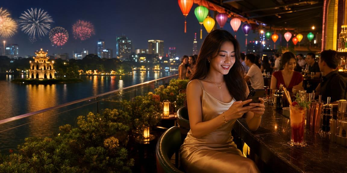 Người dùng Sài Gòn trải nghiệm casino trực tuyến trên điện thoại tại lễ hội đêm